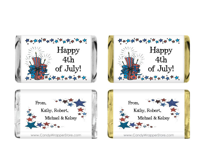 4th of July Miniature Wrappers