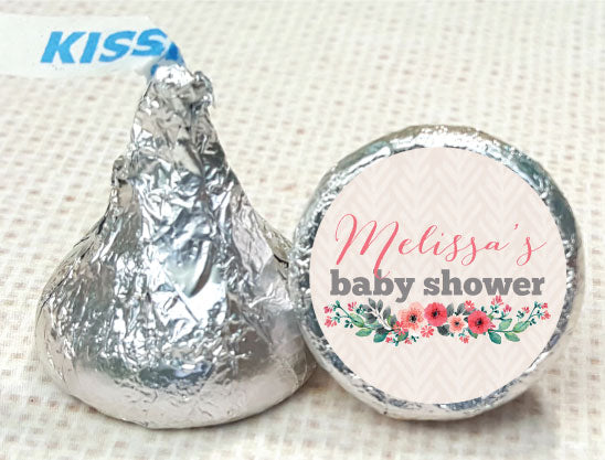 Baby Shower Kiss Stickers