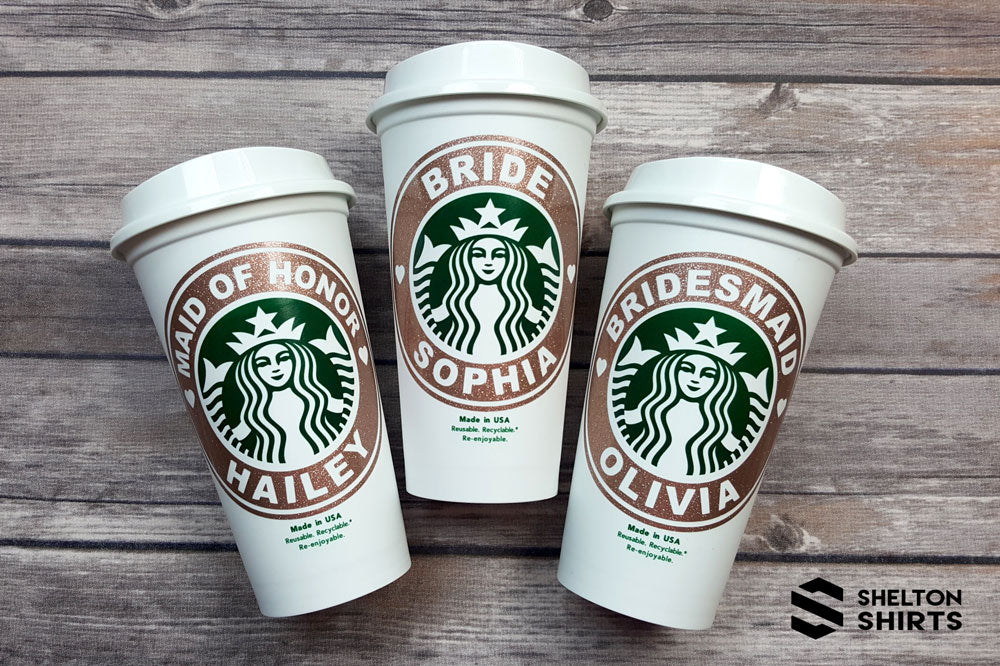 Starbucks Bridal Party Cups