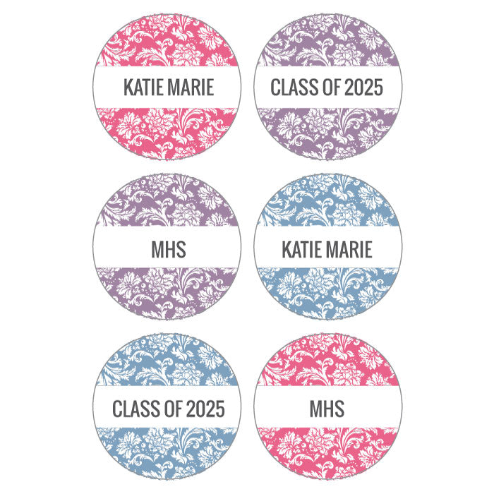 GRADkiss4 - Graduation Class of 2025 Floral Background Hershey's Kisses Set of 6 designs Graduation Floral Background Hershey's Kisses Set of 6 designs Party Favors Candy Wrapper Store