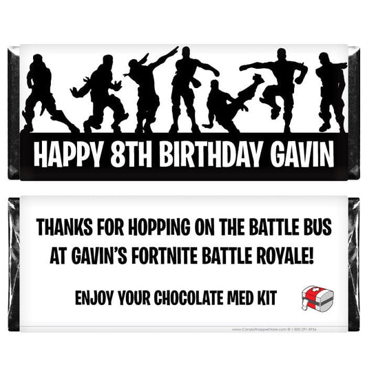 BD426 - Fortnite Dance Moves Birthday Candy Bar Wrapper Fortnite Dance Moves Birthday Candy Bar Wrapper Candy Wrappers BD426