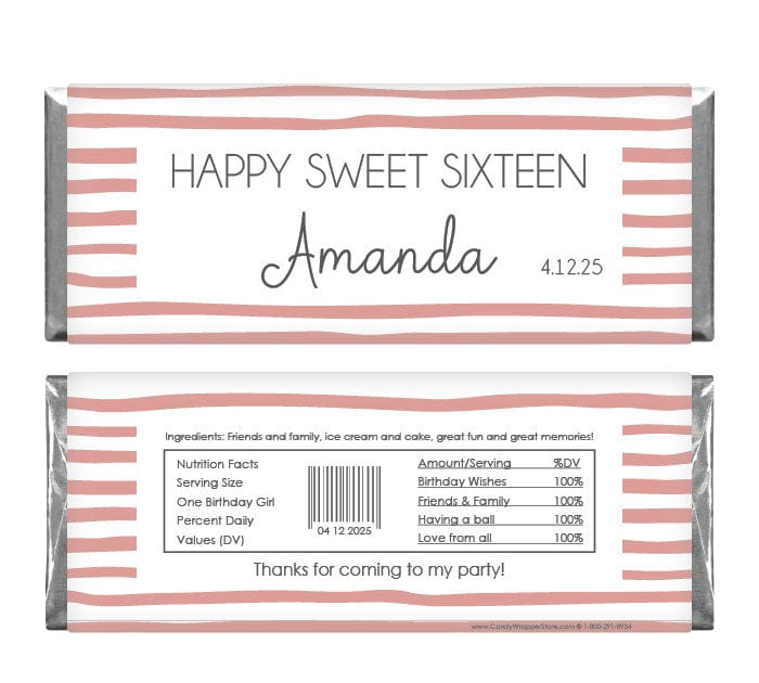 Rose Gold Hand Drawn Lines Birthday Candy Bar Wrappers – Candy Wrapper Store rose-gold-hand-drawn-lines-birthday-candy-bar-wrappers-candy-wrapper-store