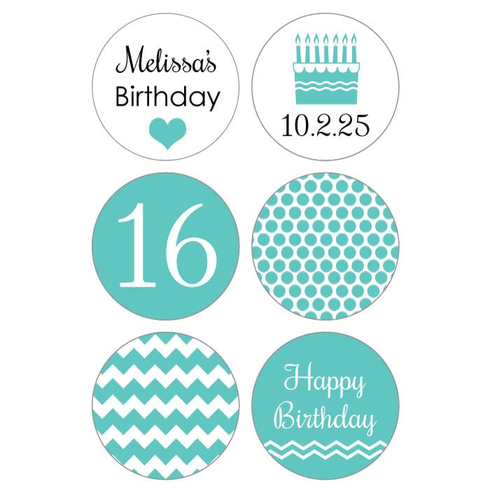 BDkiss1 - Birthday Hershey Kisses Set of 6 designs Birthday Hershey Kisses Set of 6 designs Candy Wrappers BDkiss1