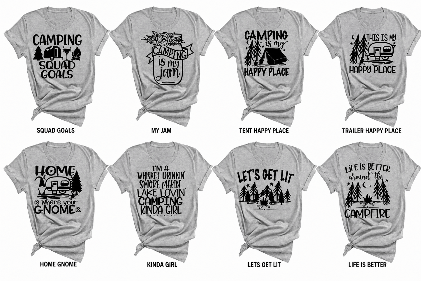 Camping is my Jam Grey Unisex Funny T-Shirt - Many More Camping Designs Available Camping is my Jam Grey Unisex Funny T-Shirt - Many More Camping Designs Available Shelton Shirts