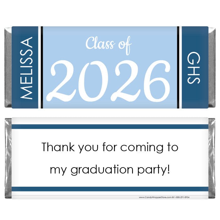 Class of 2026 Graduation Candy Bar Wrapper Class of 2025 Graduation Candy Bar Wrapper Candy Wrappers GRAD217