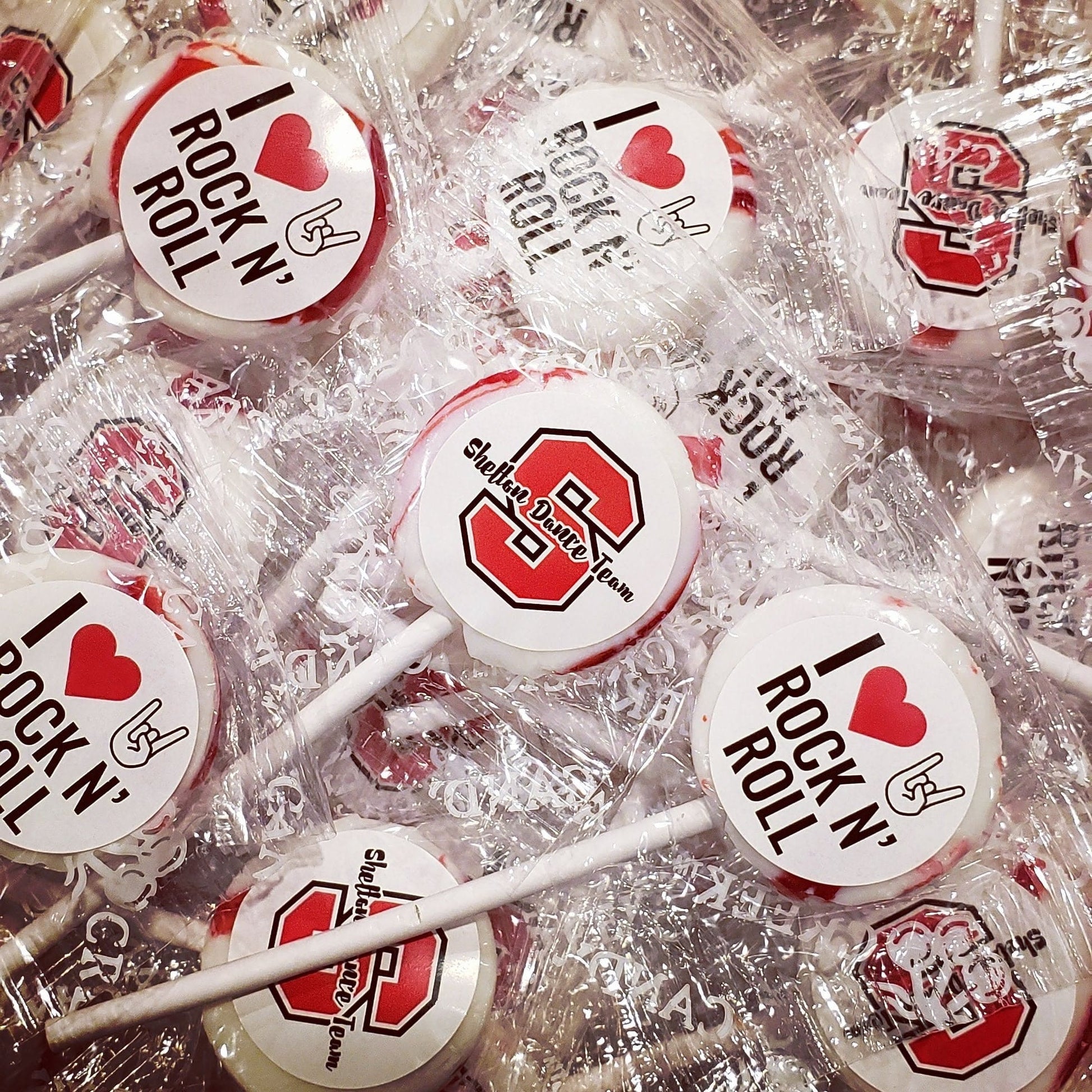 Custom Lollipops Bulk 750 per case Custom Lollipops Bulk 750 Lollipops from Candy Wrapper Store Birth Announcement Candy Wrapper Store