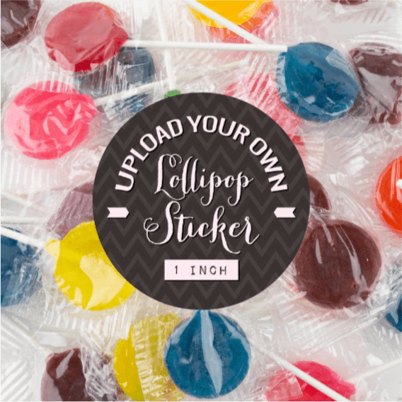 Custom Lollipops Bulk 750 per case Custom Lollipops Bulk 750 Lollipops from Candy Wrapper Store Birth Announcement Candy Wrapper Store