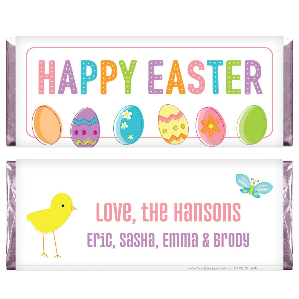 Easter Eggs Candy Wrappers - EASTER201 Easter Eggs Candy Wrappers Seasonal & Holiday Decorations EASTER201