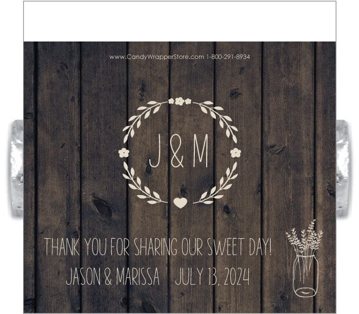 LWA436 - Rustic Dark Wood Wedding Lifesavers Wrapper Rustic Dark Wood Wedding Lifesavers Wrapper Lifesavers Wrapper wa436