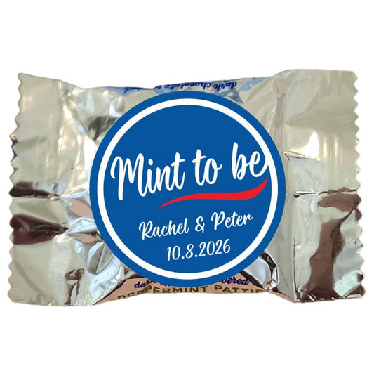 Personalized Mint to be Wedding Sticker for Peppermint Patties York