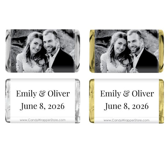 Picture Perfect Miniature Wedding Photo Candy Bar Wrappers Miniature Photo Wedding Candy Bar Wrappers Miniature Size Wrapper WA403