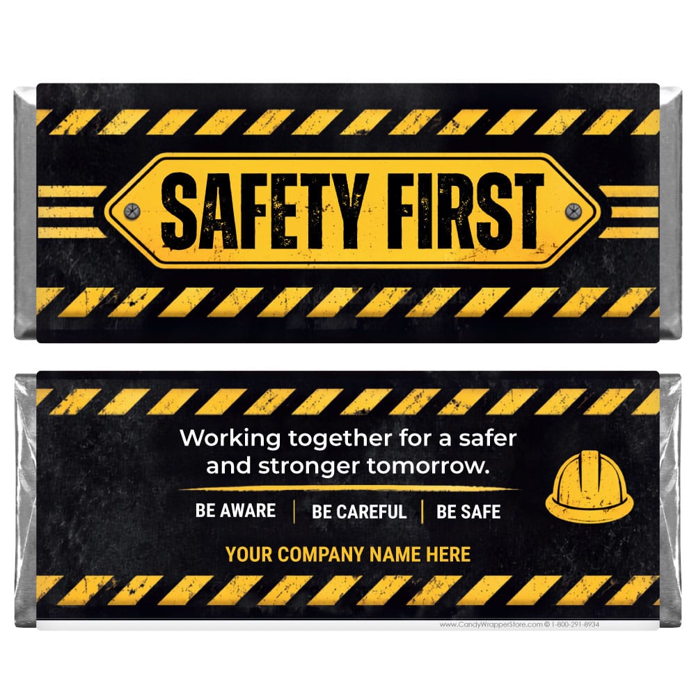 Safety First Business Candy Bar Safety First Business Candy Bar Candy & Chocolate BUS223