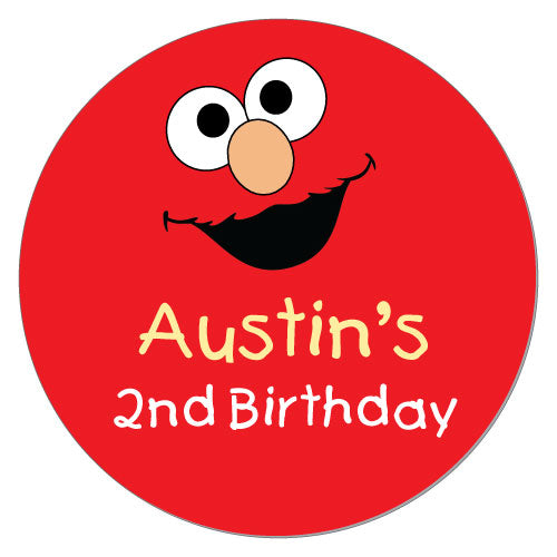 SBD276 - Elmo Birthday Stickers Elmo Birthday Stickers BD276