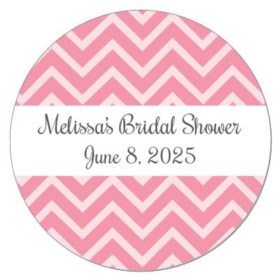 SWS3 - Simple Chevron Bridal Shower Stickers Simple Chevron Bridal Shower Stickers Candy Wrapper Store