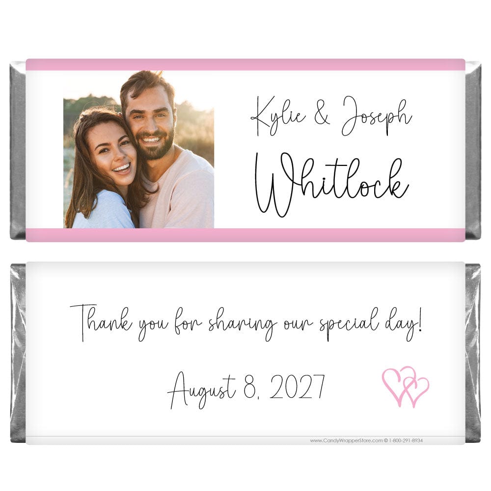 WA401a - Wedding Photo Candy Bar Wrappers Wedding Photo Candy Bar Wrappers Wedding Favors WA401