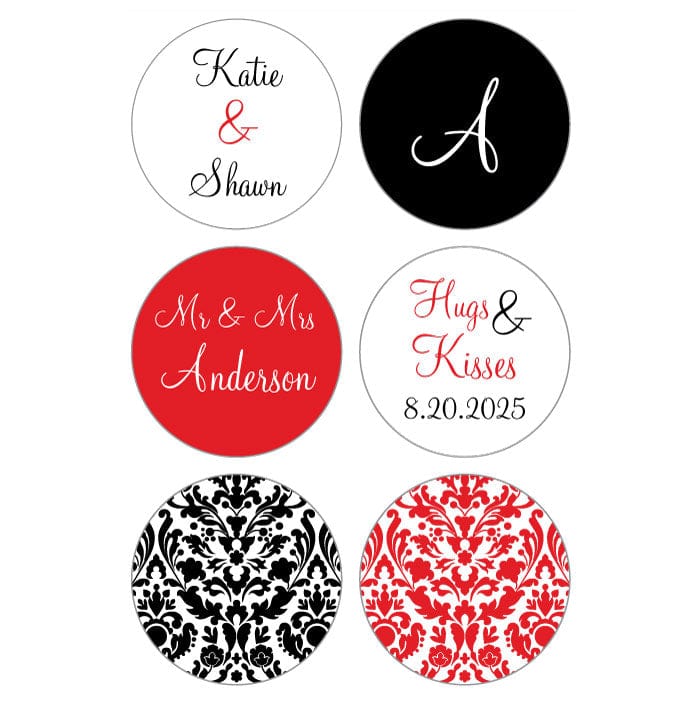 WAkiss3 - Wedding Damask Hershey's Kisses Set of 6 designs Wedding Damask Hersheys Kisses Set of 6 designs WAkiss1