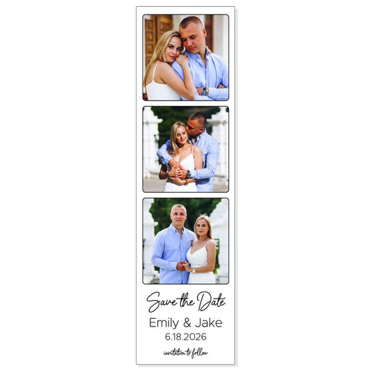 Wedding Picture Photo Strip Save the Date Magnets Wedding Picture Photo Strip Save the Date Magnets Refrigerator Magnets Magnets