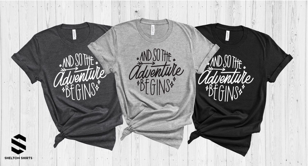 And So The Adventure Begins Pacific Northwest Super Soft Cotton Comfy T-Shirt Shelton Shirts