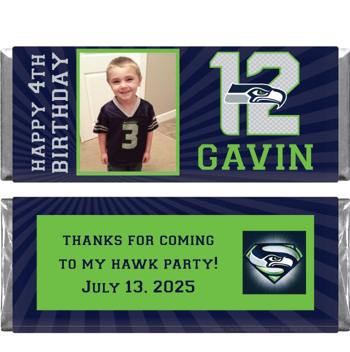 BD363photo - Game Day 12 Man Photo Candy Bar Wrappers Game Day 12 Man Photo Candy Bar Wrappers Candy Wrappers BD363