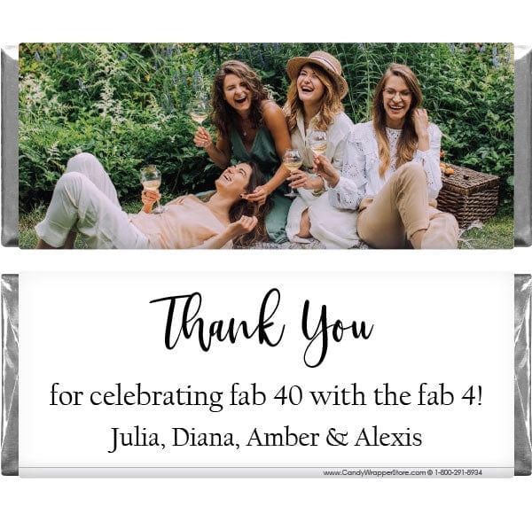 BD477photo - Picture Perfect Birthday Candy Bar Wrappers Picture Perfect Birthday Candy Bar Wrappers Candy Wrappers BD477