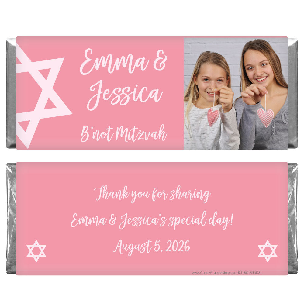 BNOTT208 - Picture Perfect B'not Mitzvah Candy Bar Wrappers Picture Perfect B'not Mitzvah Candy Bar Wrappers Candy Wrappers Candy Wrapper Store