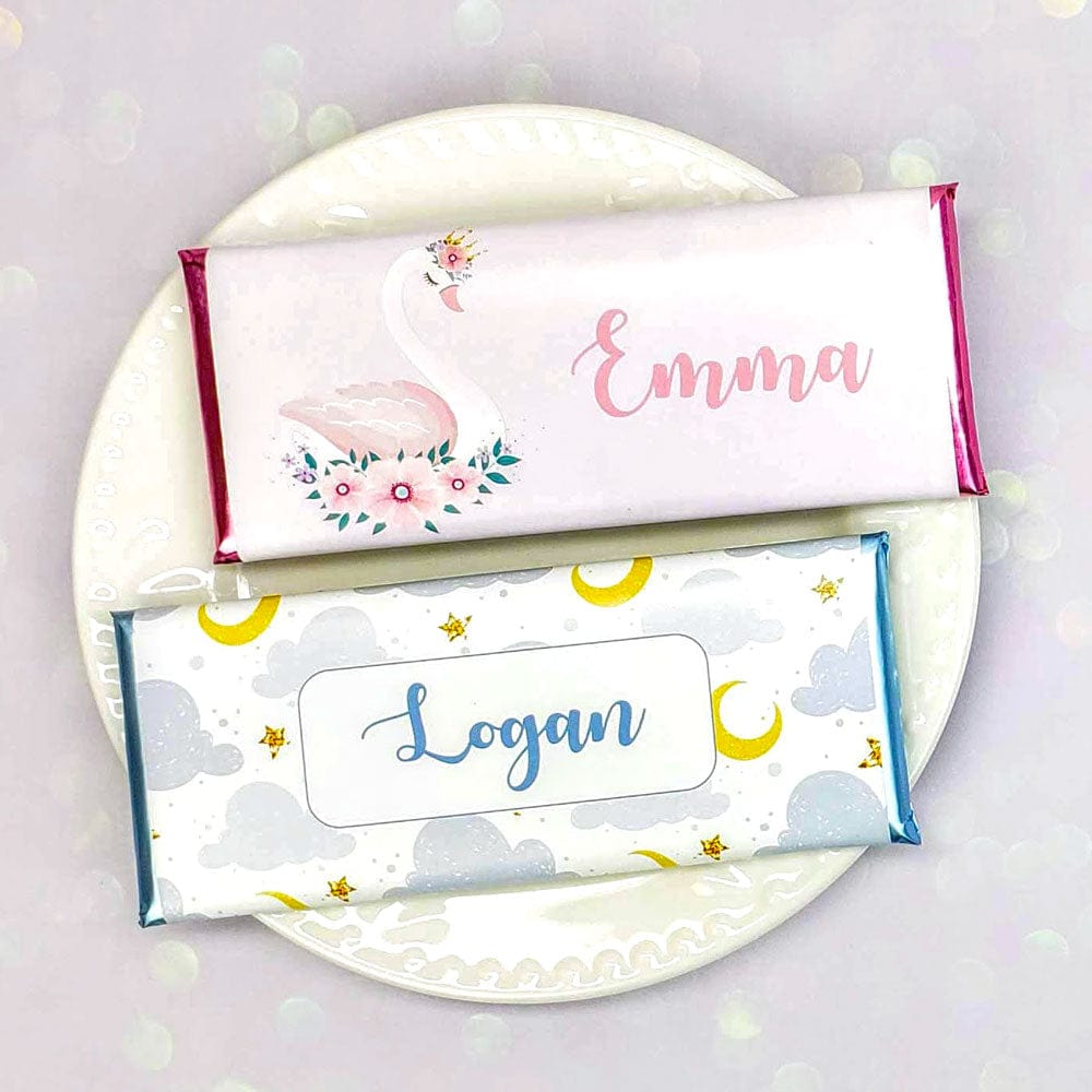 BS295 - Moon, Cloud and Star Baby Shower Candy Bar Wrappers Moon, Cloud and Star Baby Shower Candy Bar Wrappers Baby & Toddler BS295
