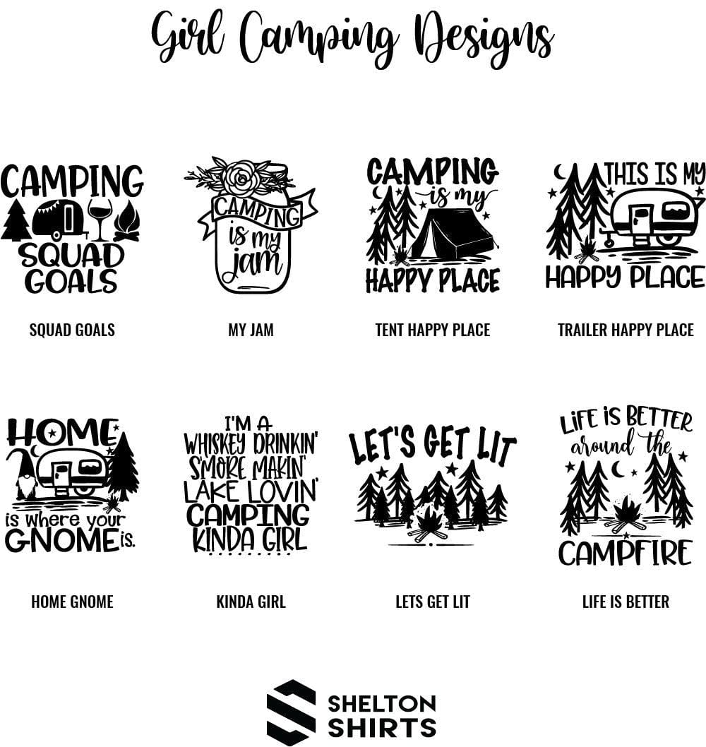 Camping is my Jam Grey Unisex Funny T-Shirt - Many More Camping Designs Available Shelton Shirts