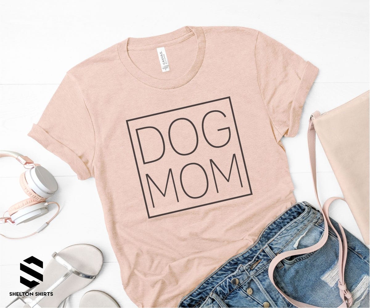 Dog Mom Square Comfy T-Shirt Candy Wrapper Store