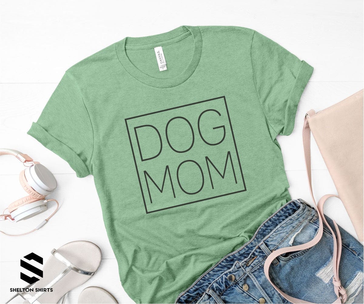 Dog Mom Square Comfy T-Shirt Candy Wrapper Store