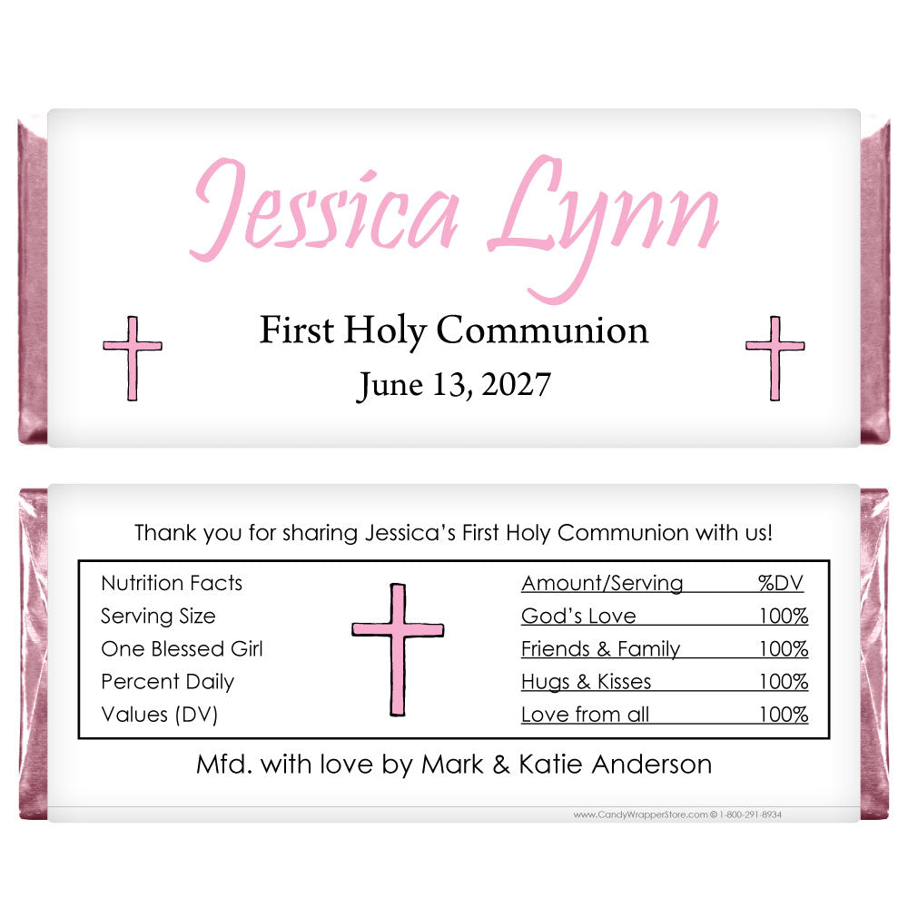 Double Cross Religious Candy Bar Wrappers - REL418 Double Cross Religious Candy Bar Wrappers REL418