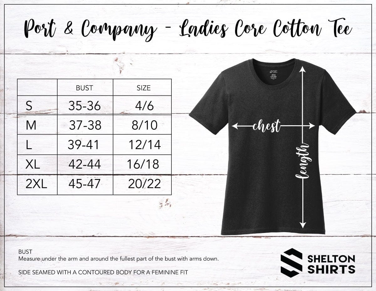 Drunk Wives Matter Ladies Black Cotton T-Shirt Candy Wrapper Store