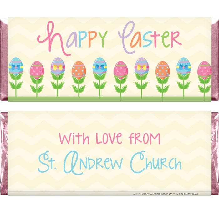 EASTER205 - Easter Egg Flowers Candy Wrappers Easter Egg Flowers Candy Wrappers Seasonal & Holiday Decorations EASTER205