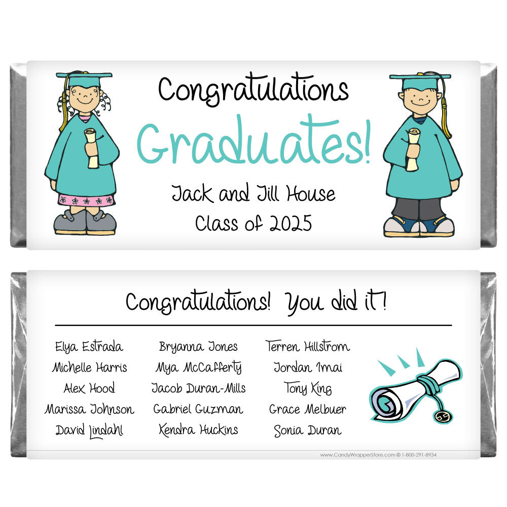 GRAD211 - Preschool or Kindergarten Graduation Candy Wrapper Graduation Kids Preschool or Kindergarten favor 1.55 oz Hershey's Candy Bar Wrappers Candy Wrappers GRAD211