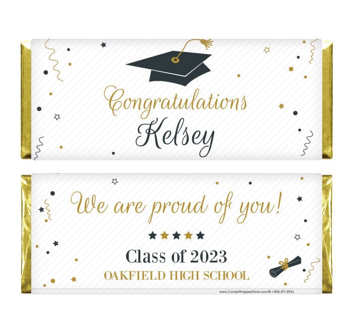 Gold Confetti Graduation Candy Bar Wrappers – Candy Wrapper Store gold-confetti-graduation-candy-bar-wrappers-candy-wrapper-store
