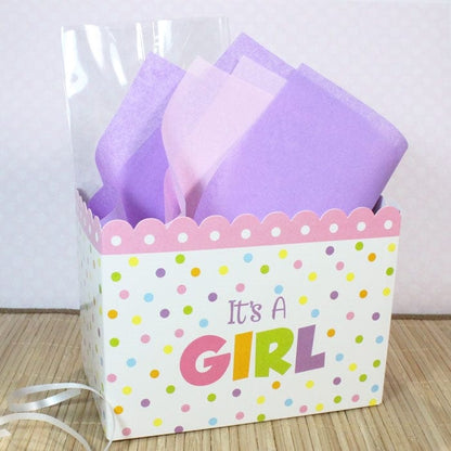 It's a Girl Candy Basket Box DIY Kit It's a Girl Candy Basket Box DIY Kit for Personalized Miniature Hershey's Candy Bars Candy Wrapper Store