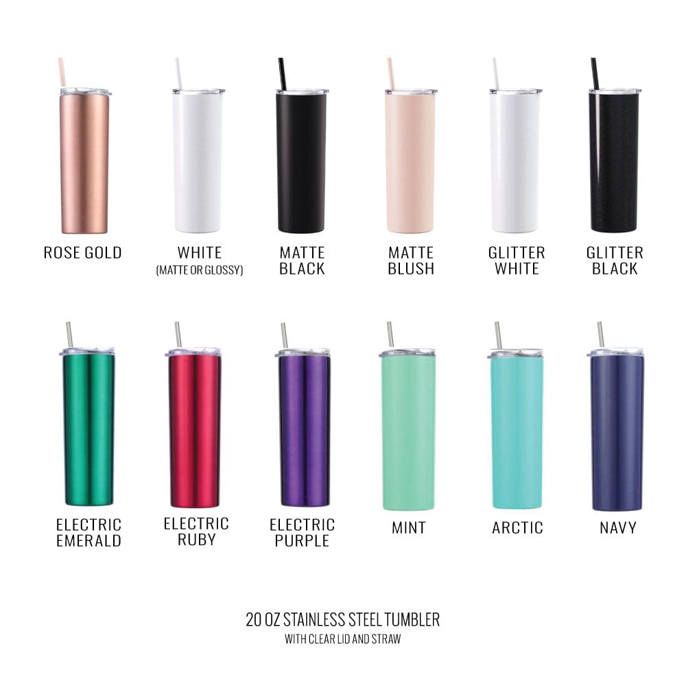 Laser Engraved Tumbler with Your Choice of Script Font Mugs Candy Wrapper Store