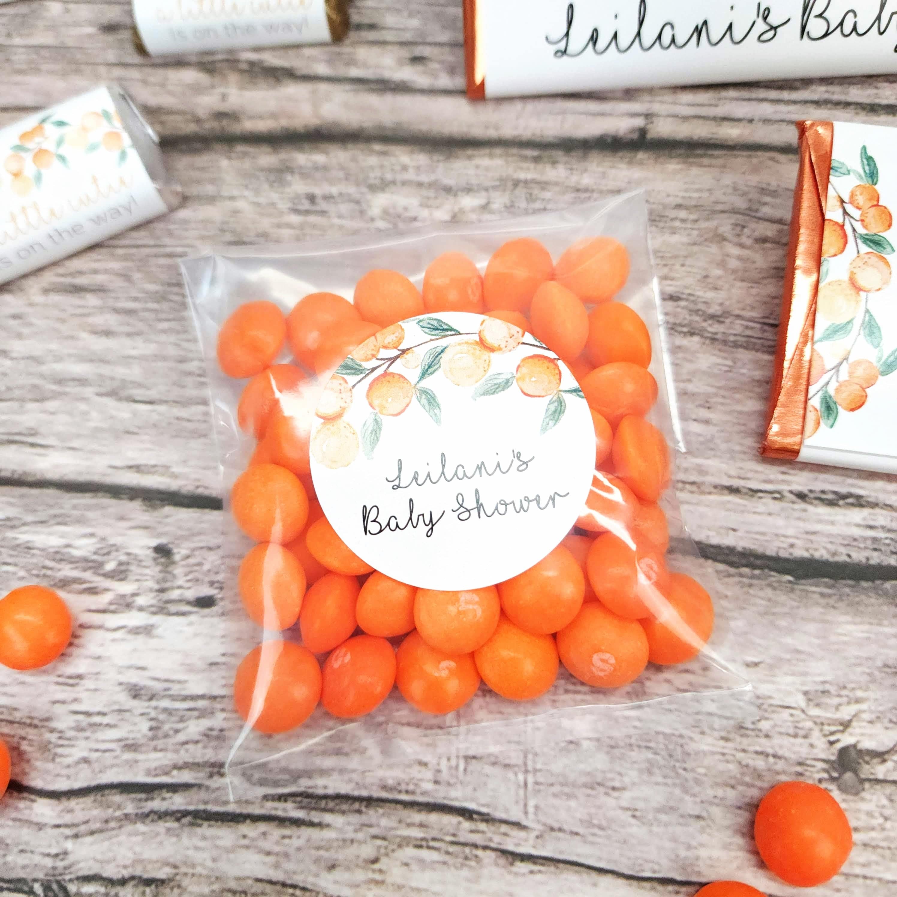 Little Cutie Baby Shower Sticker Birth Announcement BS363