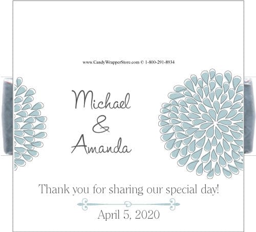 LWA272 - Wedding Chrysanthemum Lifesaver Wrapper Wedding Chrysanthemum Lifesaver Wrapper Lifesavers Wrapper wa272