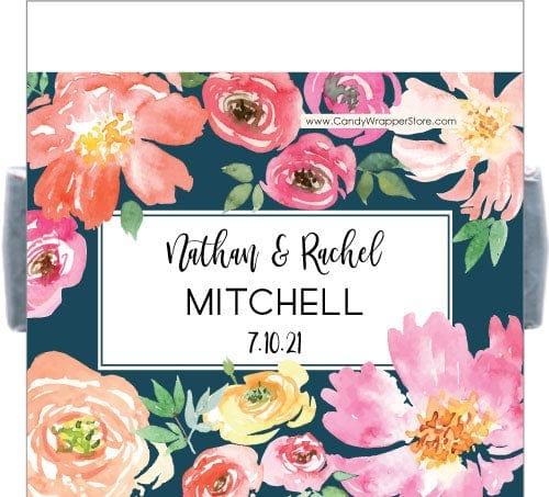 LWA461 - Whimsical Floral Wedding Lifesavers Wrapper Whimsical Floral Wedding Lifesavers Wrapper Lifesavers Wrapper wa461