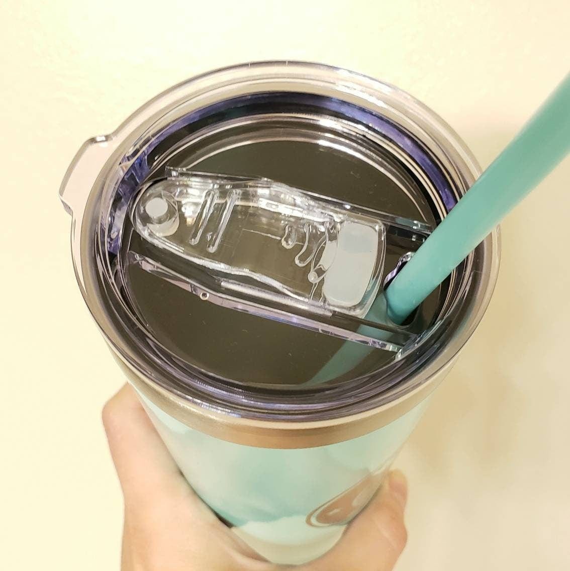 Mama Bear Engraved Tumbler with Name on Front - Double Wall Insulated Tumbler with Clear Slider Lid & Colored Straw Shelton Shirts