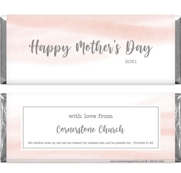 MD206 - Mother's Day Blush Mist Candy Wrappers Mother's Day Blush Mist Candy Wrappers md206