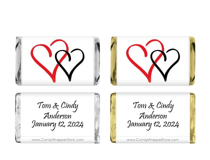 MINI133 Miniature Wedding Candy Bar Wrappers Miniature Size Wrapper Candy Wrapper Store