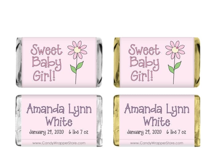 MINIBAG203 - Miniature Sweet Baby Girl Candy Bar Wrapper Miniature Sweet Baby Girl Candy Bar Wrapper Baby & Toddler BAG203