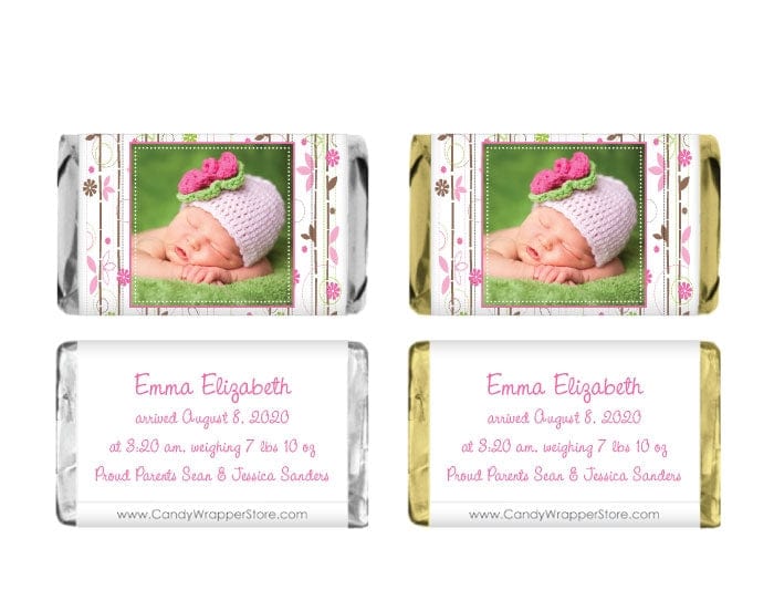 MINIBAG239photo - Photo Baby Girl Miniature Candy Bar Wrappers Photo Baby Girl Miniature Candy Bar Wrappers Baby & Toddler BAG239