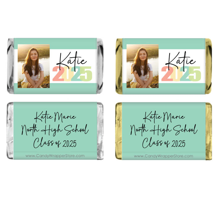 MINIGRAD225photo - Miniature Graduation Photo Wrapper Miniature Graduation Photo Candy Wrapper Party Favors GRAD225