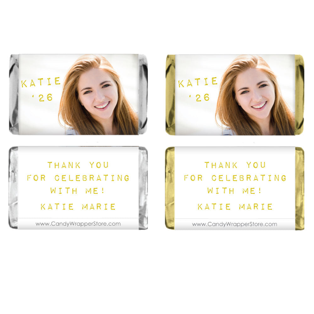 MINIGRAD279photo - Miniature Picture Perfect Graduation Candy Bar Wrappers Miniature Picture Perfect Graduation Candy Bar Wrappers Party Favors GRAD279