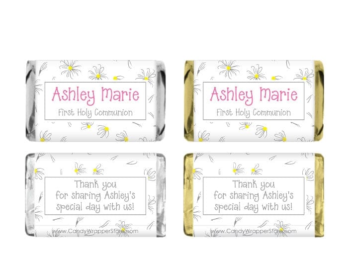 MINIREL201 - Religious Petite Flowers Miniature Wrappers Religious Petite Flowers Miniature Wrappers REL201