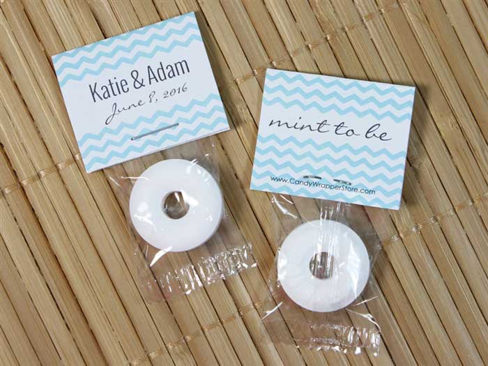 MW10 - Chevron Pattern Wedding Mint to Be Lifesavers Chevron Pattern Wedding Mint to Be Lifesavers mintbook