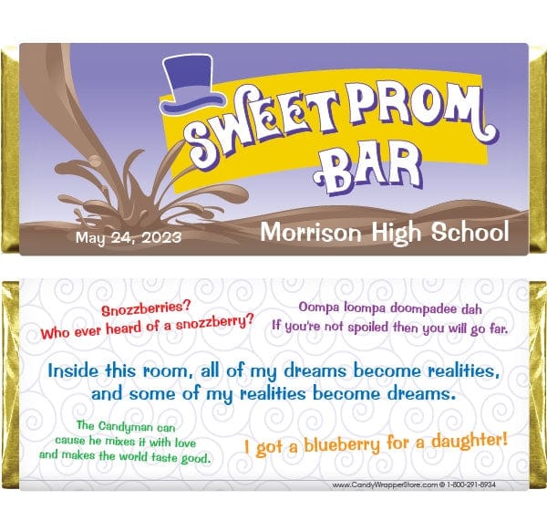 PromWonka - Willy Wonka Theme Prom Wrapper Willy Wonka Theme Prom Wrapper Prom