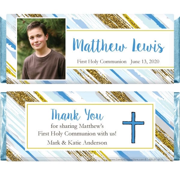 REL212Bphoto - Photo Gold Glitter Brush Strokes Candy Bar Wrappers Photo Gold Glitter Brush Strokes Candy Bar Wrappers Candy Wrapper Store